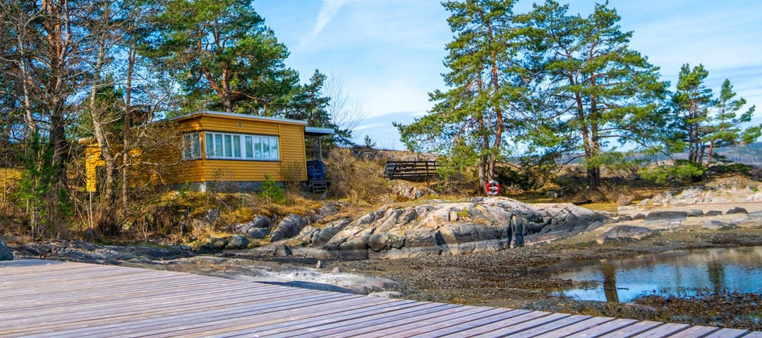 Lagunen på Lågøya, Oslofjorden.