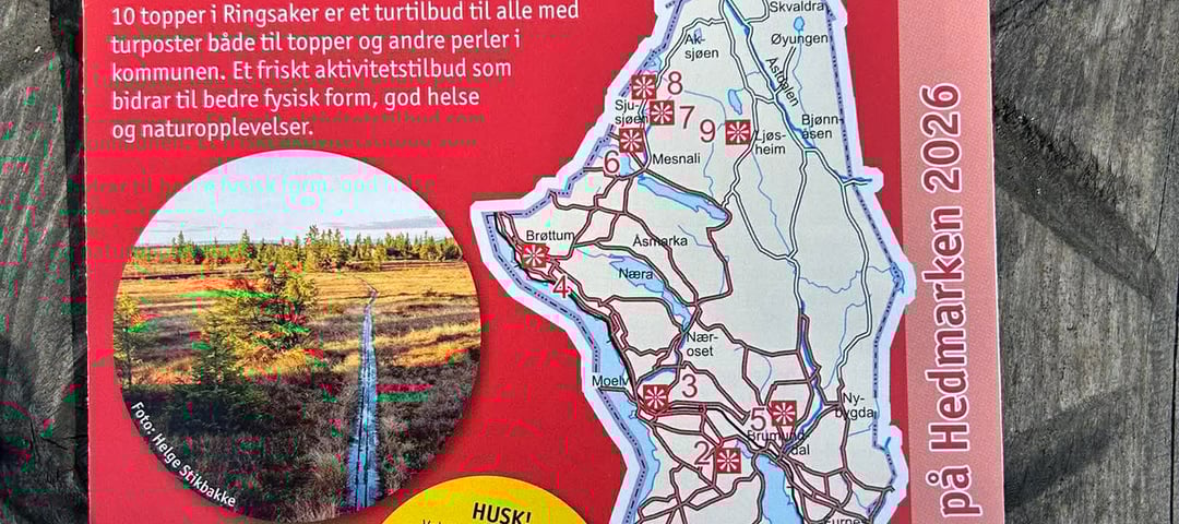 10 topper i Ringsaker