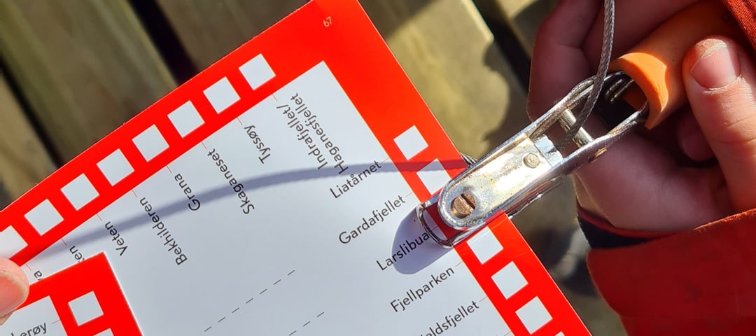 Klipper i klippekort Kystpasset. Foto.