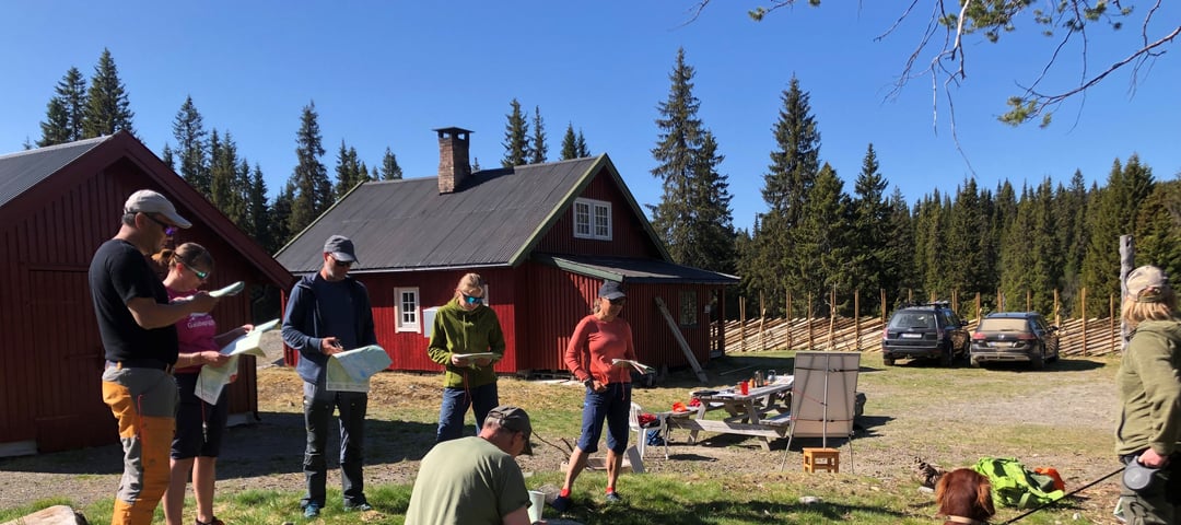 Fra grunnleggende turlederkurs på Skolla i 2023.