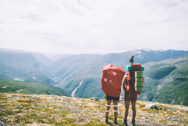 Andre uken av minutt for minutt gikk fem dager gjennom Jotunheimen. Bildet er fra turen fra Skogadalsbøen og ned mot Fleskedalen.