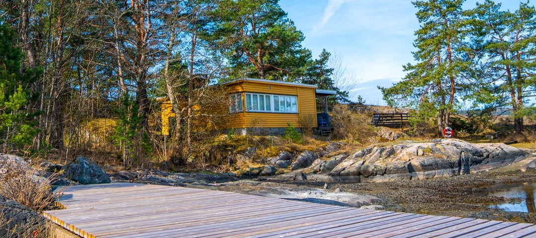 Lagunen på Lågøya, Oslofjorden.