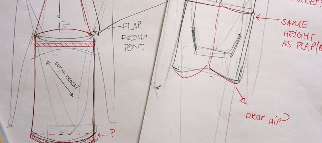 Bilde av skisser til redesign
