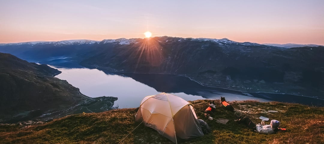 Siste solglimt på Dronningstien