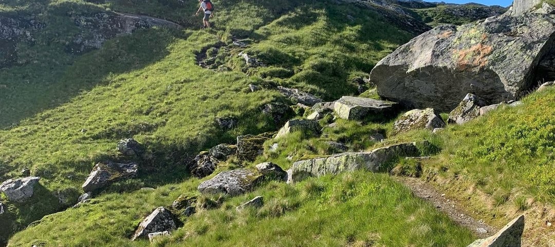 Gullhorgabu til Høgabu august 2022. Bergsdalen.