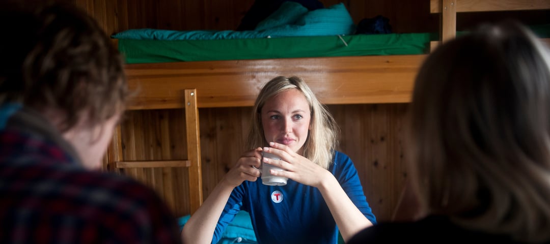 Vennetur til Troms Turlag sin ubetjente hytte Ringvassbu på Ringvassøya.