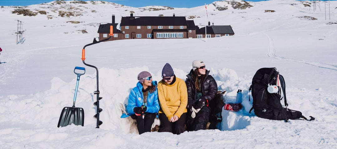 Geiterygghytta, vinter 2025.