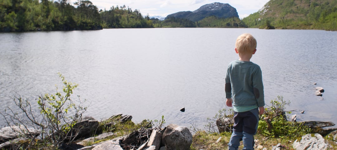 Langesetvatnet på Voss - kort, familievenleg nærtur.