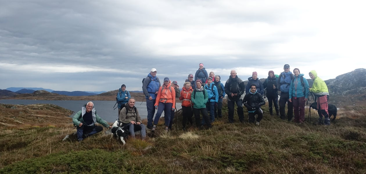 Gruppebilde ved Lysevannet.