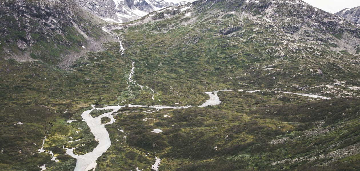 På vei fra Nørdstedalseter til Arentzbu