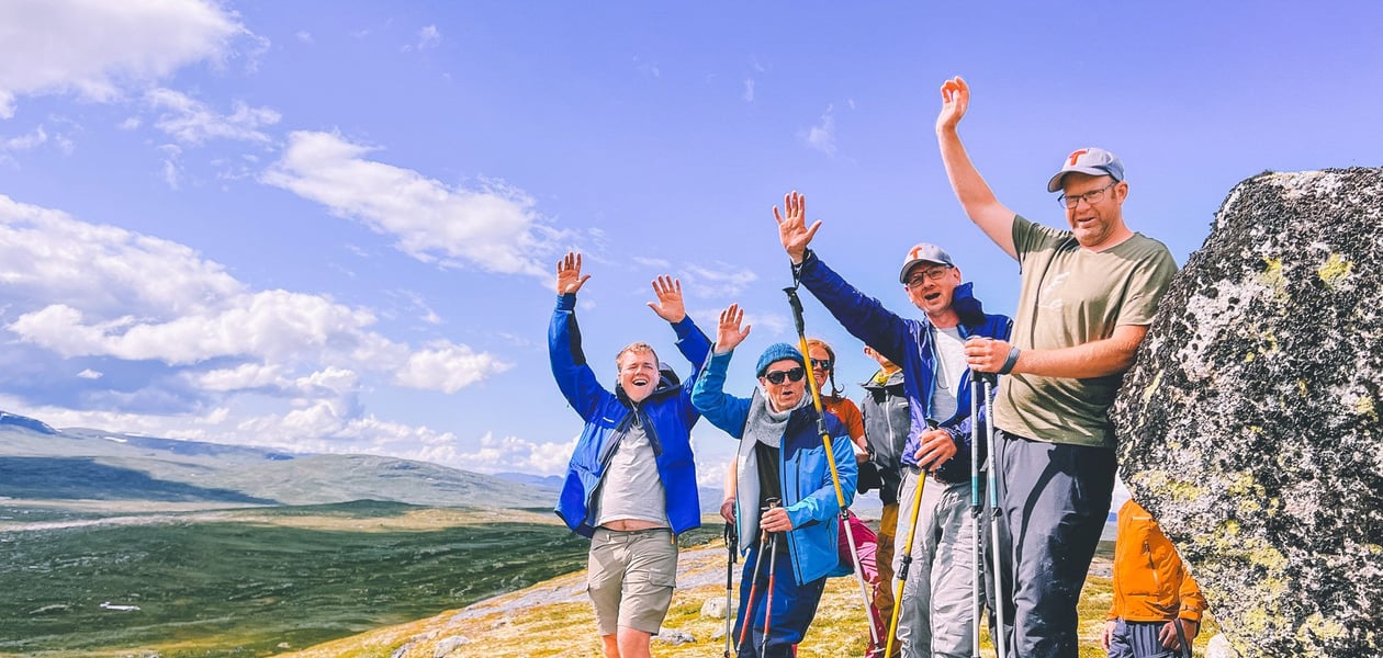 Rubenstur 2023 på Hardangervidda.