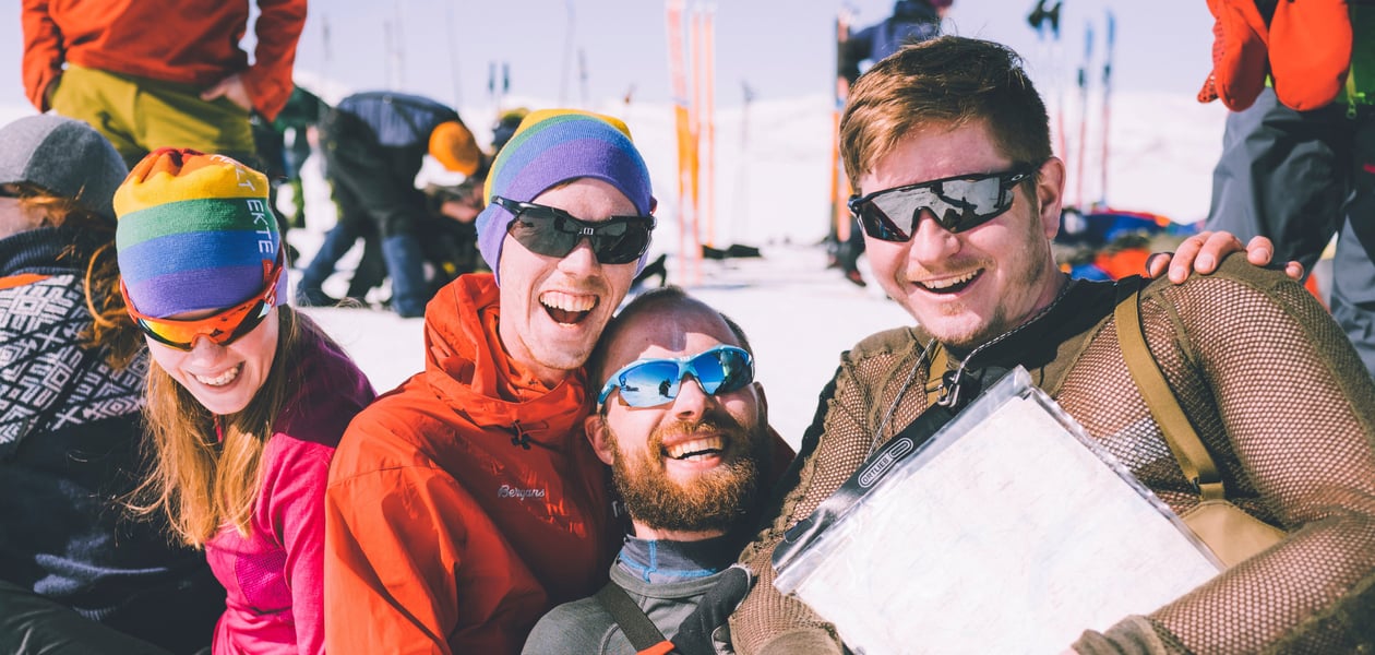 Første etappe av DNT Ungs fellestur på Sabotørruta. 