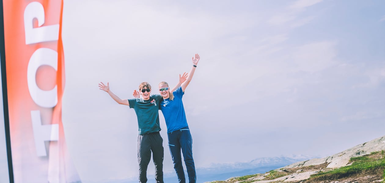 Topp 7 i Bymarka utenfor Trondheim. 