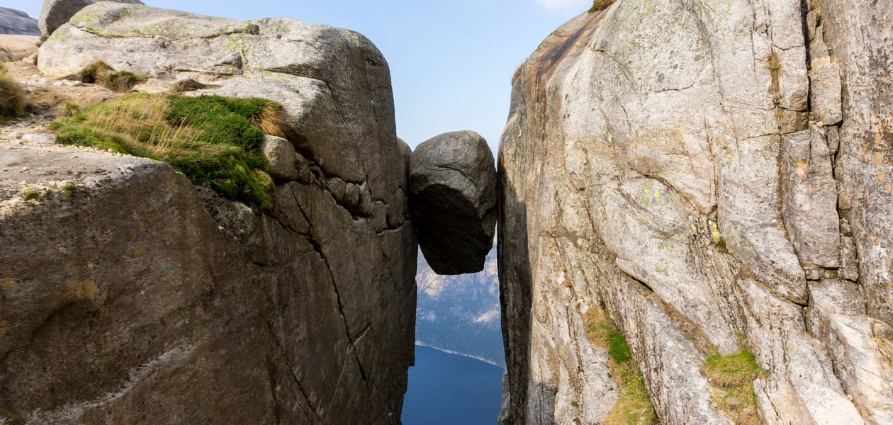 Bilder fra turen til Kjerag, også fra utsiktspunktet ved Nesatindene.