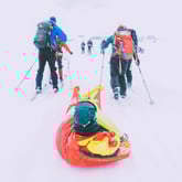 Vinterkurs og aktivitet med DNT Sentralt på Fondsbu. 