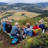 På Furuåsen med utsikt over Melhus.