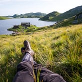 Øyuvsbu turisthytte i Setesdal Vesthei.