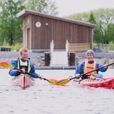 Kajakkpadling rundt Oslofjorden, fra Sørenga.