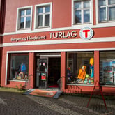 Fjällreven på besøk hos Tursenteret for å snakke om G1000-produktene sine, oktober 2019.