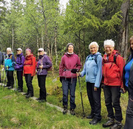 Turdeltagere på tur