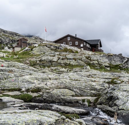 Hytte på fjell