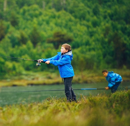 Barnas turlag med familicamp på Sota sæter i Juli 2015. 