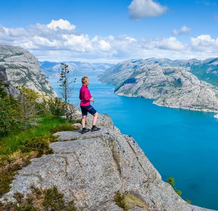 Tur til Hatten ved Lysefjorden