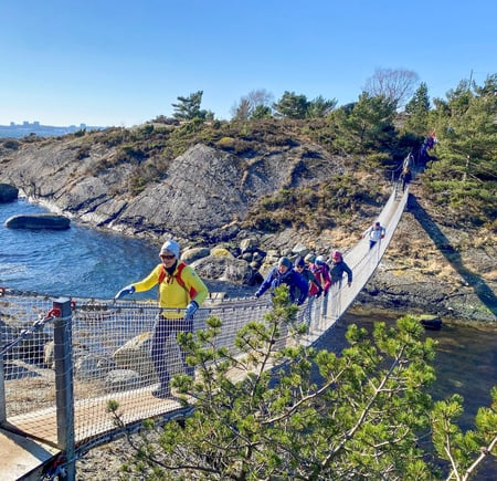 Bilder fra Vassøyturen 9. mars 2022. Nærtur, 52 hverdagsturer, kysttur.