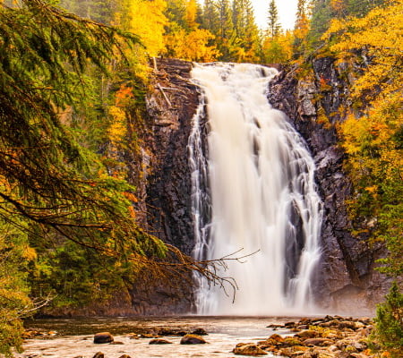 Storfossen i Malvik, Trøndelag.