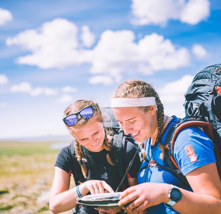 Åpningsuken av Monsen minutt for minutt gikk gjennom Hardangervidda i strålende vær. Bildet er fra etappen mellom Stigstuv og Rauhelleren. 