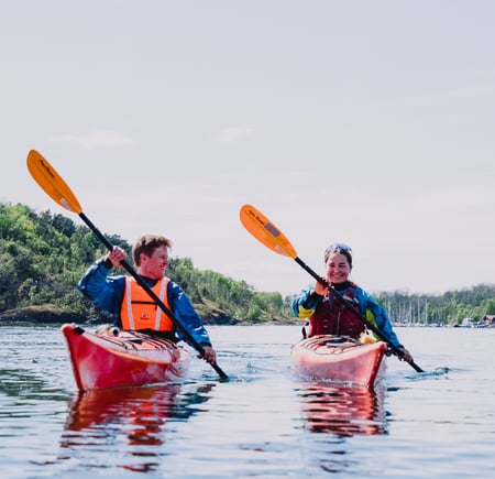 Padling rundt Oslofjorden, fra Sørenga