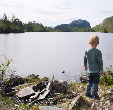 Langesetvatnet på Voss - kort, familievenleg nærtur.