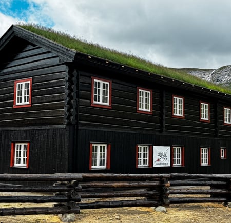 Det nye sovehuset på Sota Sæter