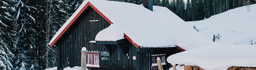 Skitur fra Mylla til Sandbekkhytta, januar 2025.