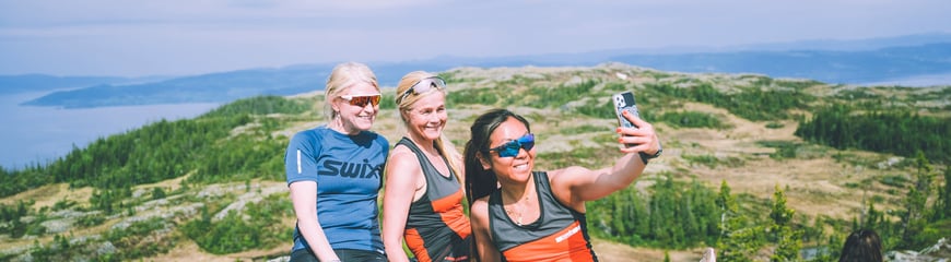 Topp 7 i Bymarka utenfor Trondheim. 