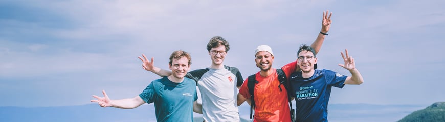 Topp 7 i Bymarka utenfor Trondheim.