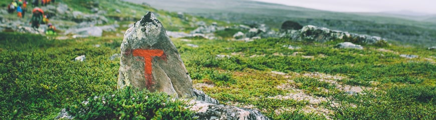 Siste uken av NRKs sommersending i 2018 gikk gjennom Indre Troms via både Sverige og Finland. Bildet er fra turen mot Goldahytta.