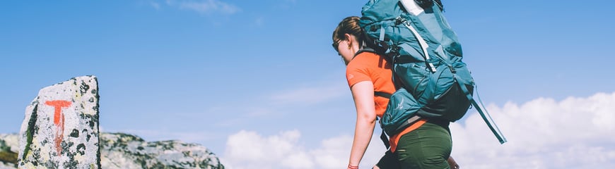 Andre uken av minutt for minutt gikk fem dager gjennom Jotunheimen. Bildet er fra andre etappe fra Sognefjellshytta til Fannaråkhytta.