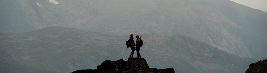 Bjørndalstraversen i Rosendalsalpene.