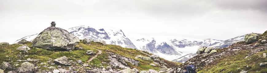 På vei fra Nørdstedalseter til Arentzbu