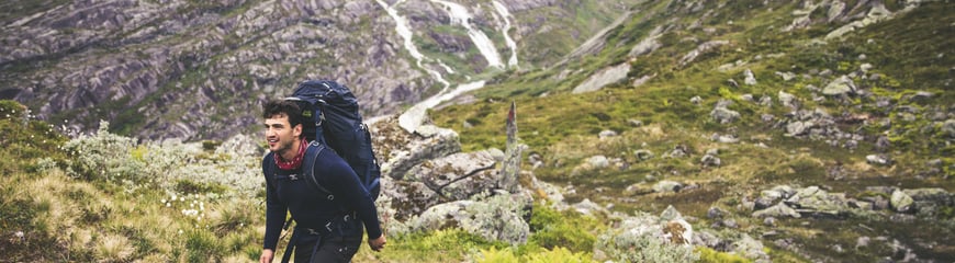 På vei fra Nørdstedalseter til Arentzbu
