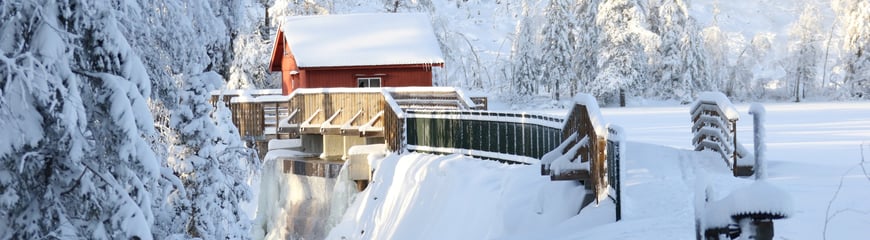 Damhuset på Nerdammen i Solbergelva
