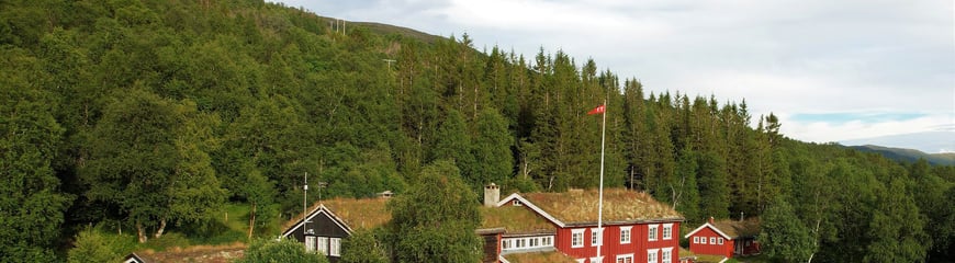 Gjevilvasshytta i Trollheimen. Kåret til Norges fineste betjente DNT-hytta.