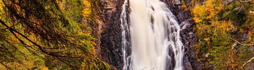 Storfossen i Malvik, Trøndelag.
