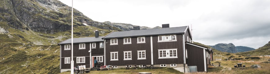 Iungsdalshytta i Skarvheimen, sommeren 2021.