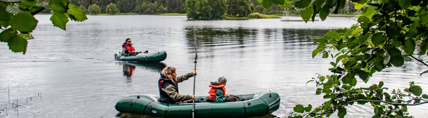 Packrafttur på Lianvatnet.