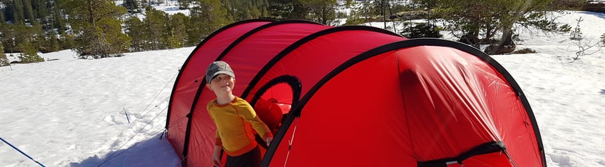 Barnas Turlag Byåsen på orrhaneleik i Bymarka i Trondheim