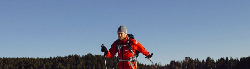 Bærumarka i februar 2016. 
