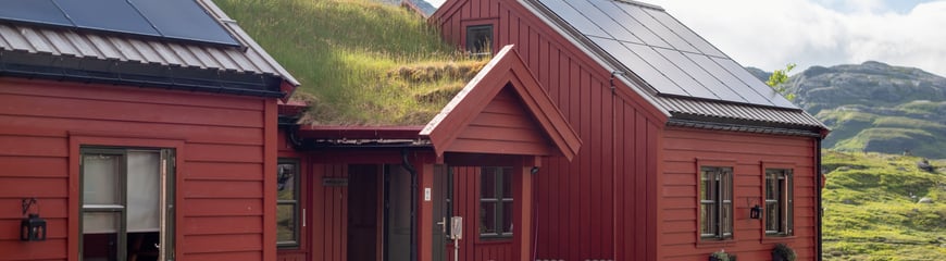 Stranddalen turisthytte sommeren 2022.