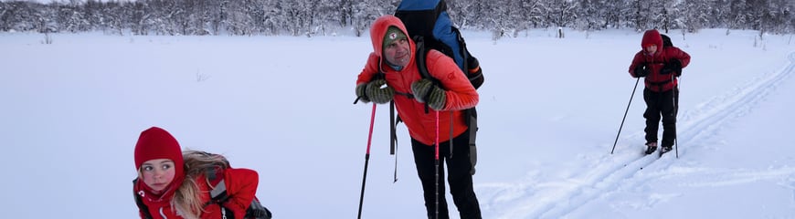 Vinter på Ringebufjellet, i området mellom Vetåbu og Djupslia.